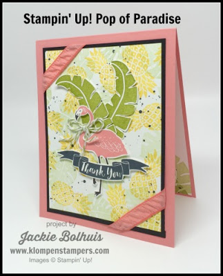 Simple Stamping Using Stampin Up Pop of Paradise