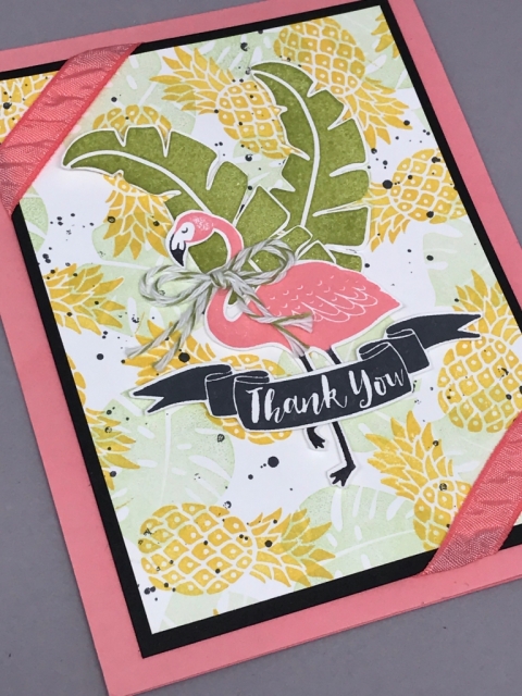 Simple Stamping Using Stampin Up Pop of Paradise 