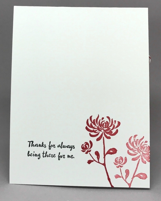 Quick & easy card using Artistically Asian stamp set. All details on the blog. By Jackie Bolhuis