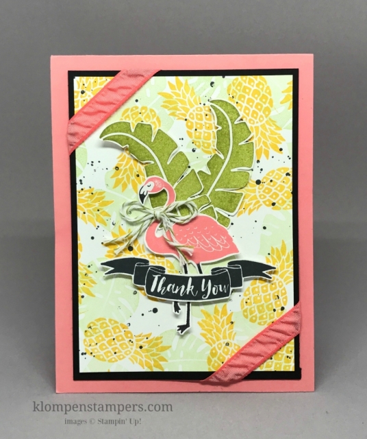 Simple Stamping Using Stampin Up Pop of Paradise 