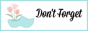 Important reminders of what is happening this month at Stampin' Up! and Klompenstampers.