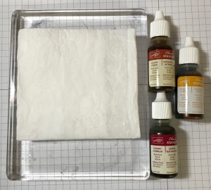 Baby wipes are used in 2 different techniques using Stampin' Up! reinkers and the Colorful Seasons stamp set.