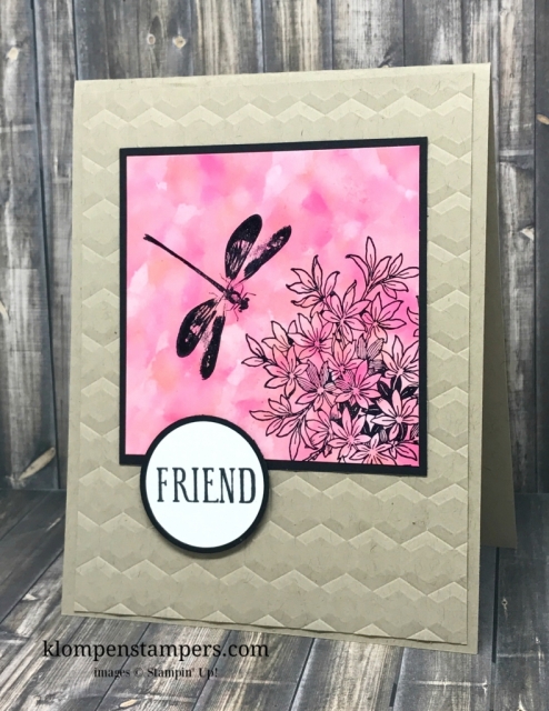 Polished Stone technique using Stampin' Up! reinkers and glossy cardstock. Directions and video on the blog.