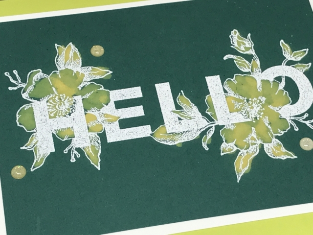 Video showing how to color your images with Bleach using Stampin' Up! Floral Statements stamp set.
