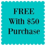 Free Card Kits with purchase. Each kit makes 8 cards--2 each of 4 designs