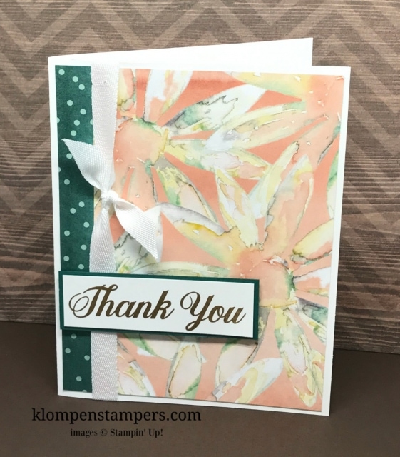 Several different ideas using the Delightful Daisy DSP from Stampin' Up! Cutting instructions posted on blog. www.klompenstampers.com