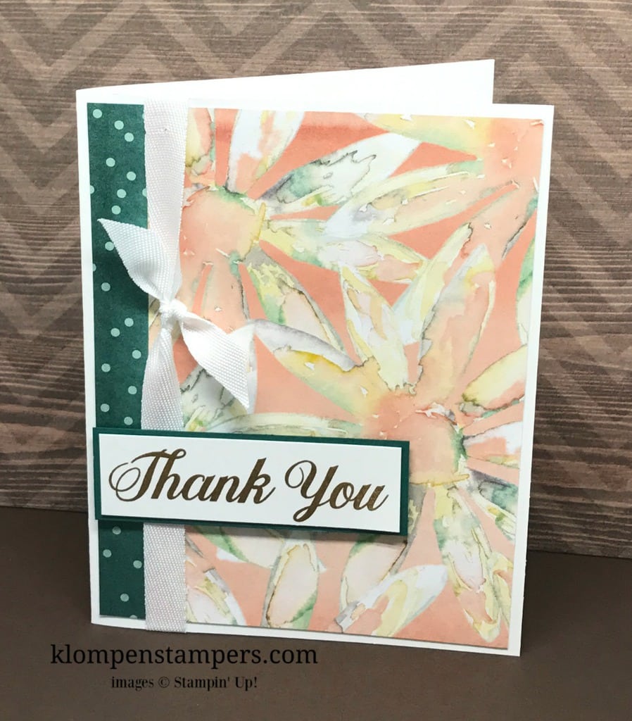 Several different ideas using the Delightful Daisy DSP from Stampin' Up! Cutting instructions posted on blog. www.klompenstampers.com