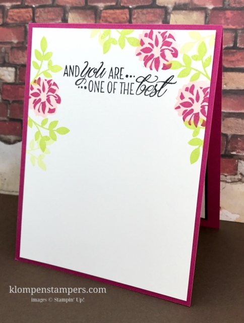 Video filled with tips for cutting cardstock, figuring layer sizes, and more using Lovely Friends stamp set from Stampin' Up!