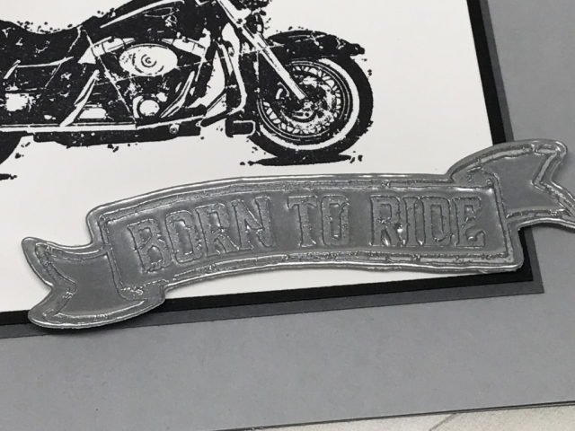 Faux Metal Technique using the One Wild Ride stamp set. Video & all details posted at klompenstampers.com