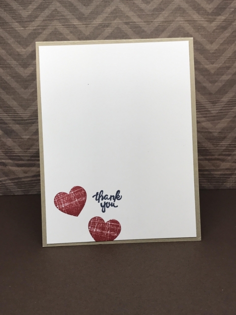 Wood Words card inside