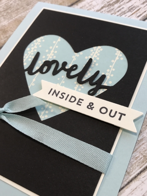 Lovely Inside & Out bundle is perfect for quick & easy cards. All details posted on Klompenstampers.com