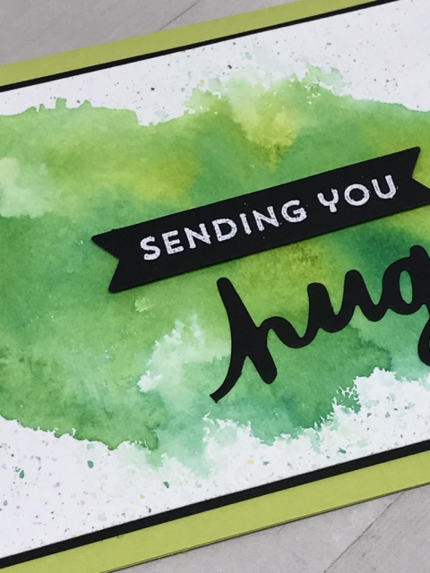 How to do the Smooching Technique using Stampin' Up! Reinkers and the Lovely Inside & Out Bundle