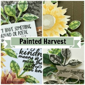 Online stamping class using Painted Harvest stamp set from Stampin' Up!