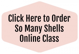 Online stamping class using So Many Shells stamp set. Complete tutorial and video with tips for making 4 unique cards.