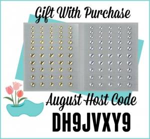Free Metallic Enamel Shapes with $75 order using Host Code DH9JVXY9. Offer available from Jackie Bolhuis, Stampin' Up! Demonstrator