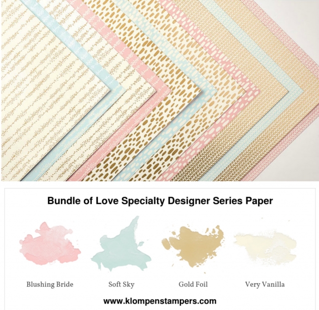 Bundle of Love Designer Series Paper from Stampin' Up!
