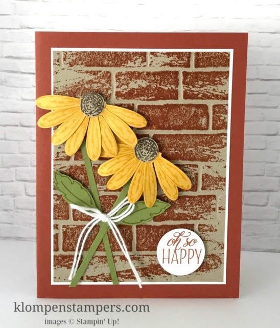 Video filled with tips for stamping with the Daisy Delight Stamp set and punch.