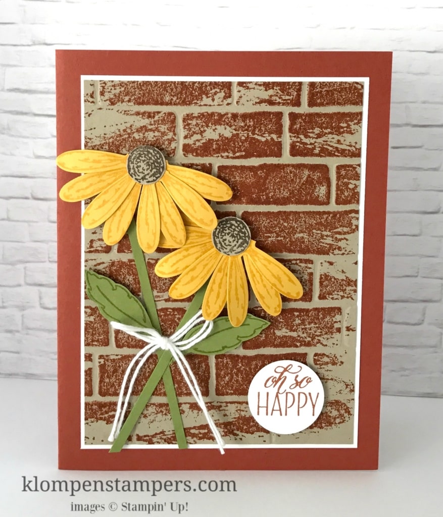 Video filled with tips for stamping with the Daisy Delight Stamp set and punch.