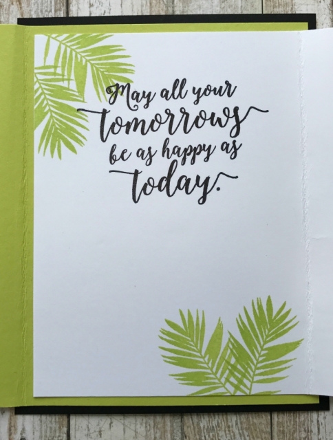 Directions & Video for Fun Fold Card using Stampin' Up! Fabulous Flamingo
