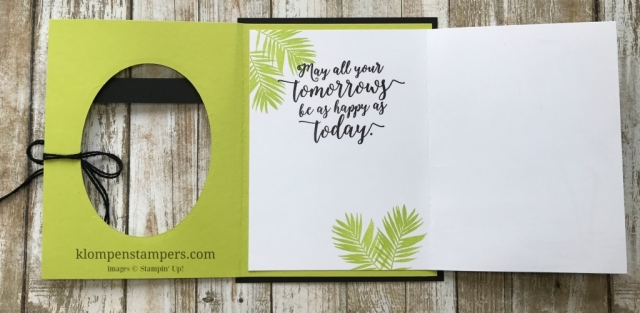 Directions & Video for Fun Fold Card using Stampin' Up! Fabulous Flamingo
