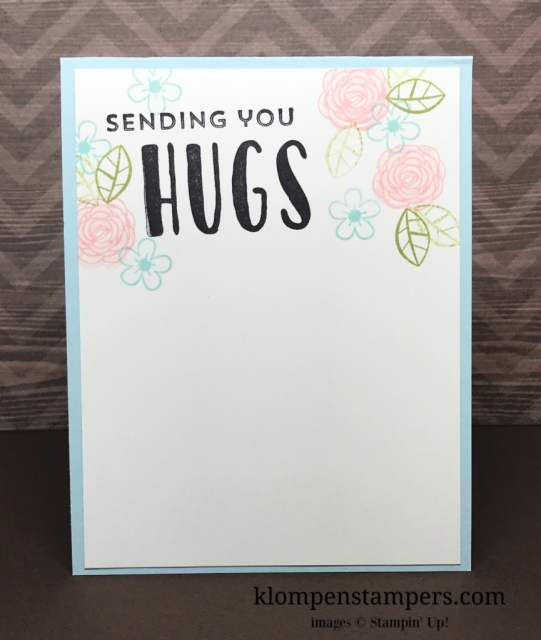 Lovely Inside & Out bundle is perfect for quick & easy cards. All details posted on Klompenstampers.com