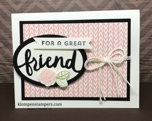 Lovely Inside & Out bundle is perfect for quick & easy cards. All details posted on Klompenstampers.com