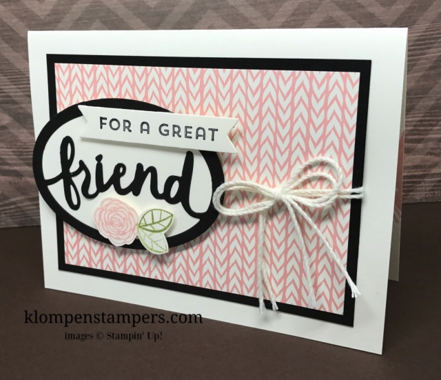 Lovely Inside & Out bundle is perfect for quick & easy cards. All details posted on Klompenstampers.com