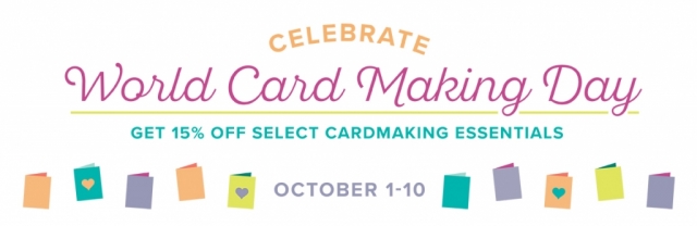 15% off Select Products for World Card Making Day