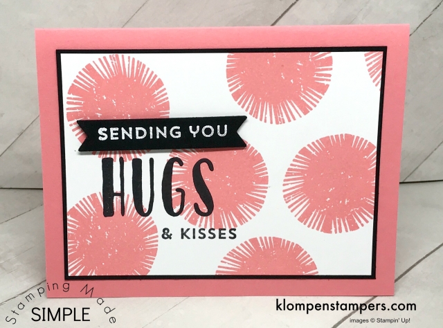 Simple cards made using Lovely Inside & Out Stamp Set from Stampin' Up! All details posted at klompenstampers.com