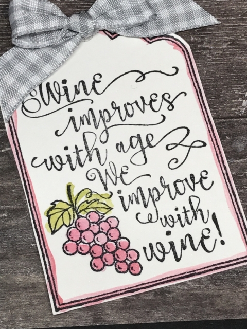Learn how to easily watercolor using the Stampin' Up! Half Full set. Video and instructions at klompenstampers.com