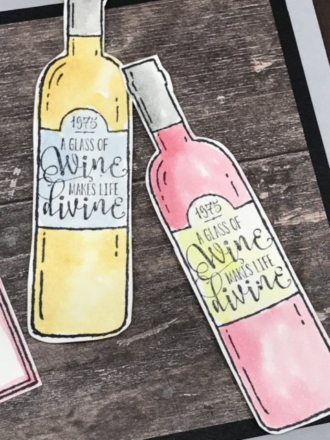 Learn how to easily watercolor using the Stampin' Up! Half Full set. Video and instructions at klompenstampers.com
