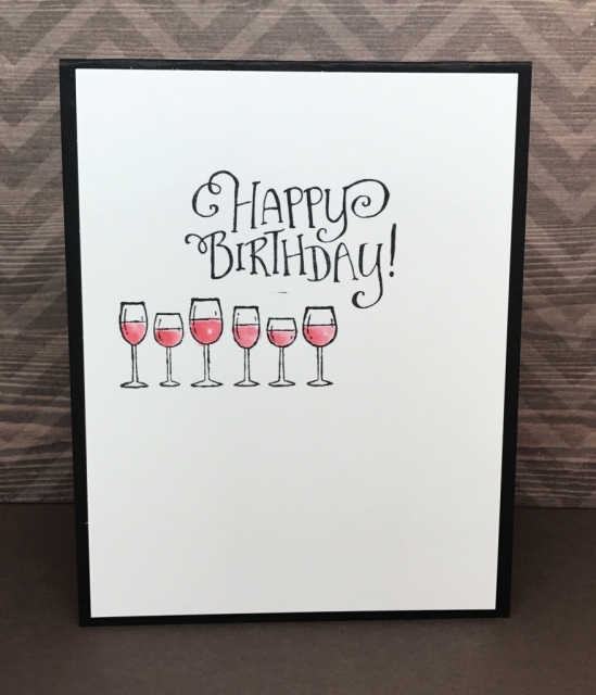 Learn how to easily watercolor using the Stampin' Up! Half Full set. Video and instructions at klompenstampers.com