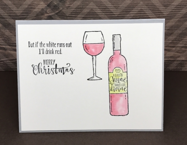 Learn how to easily watercolor using the Stampin' Up! Half Full set. Video and instructions at klompenstampers.com