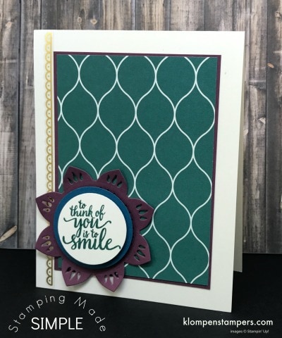 Eastern Beauty stamp set and Eastern Medallions Thinlits make gorgeous cards. Free Tutorial for 25 different cards.