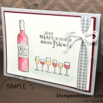 Learn how to easily watercolor using the Stampin' Up! Half Full set. Video and instructions at klompenstampers.com