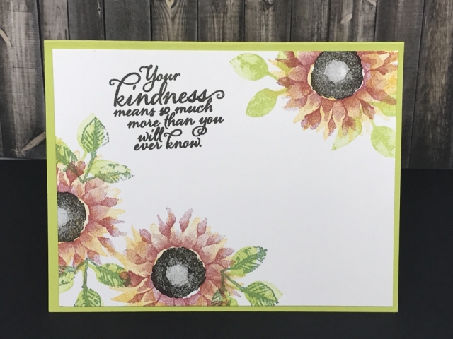 Painted Harvest from the 2017 Stampin' Up! Holiday Catalog. Video with tips for stamping and tips for using the Triple Banner Punch