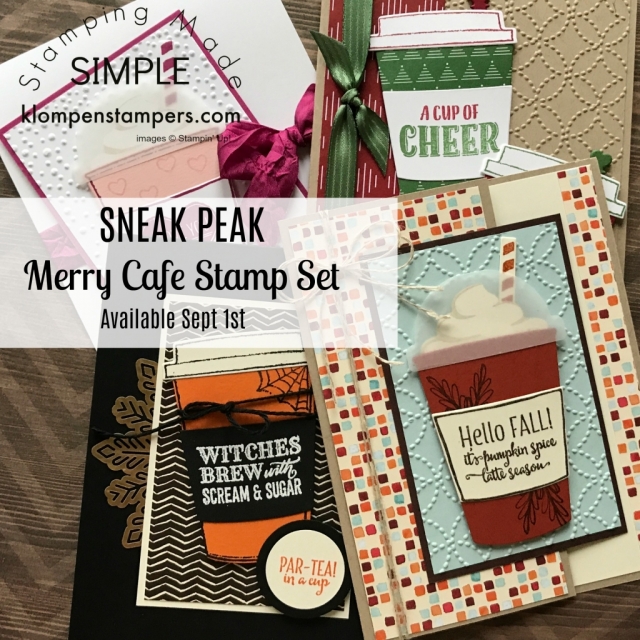 Stampin' Up! Merry Cafe stamp set in the 2017 Stampin' Up! Holiday Catalog.