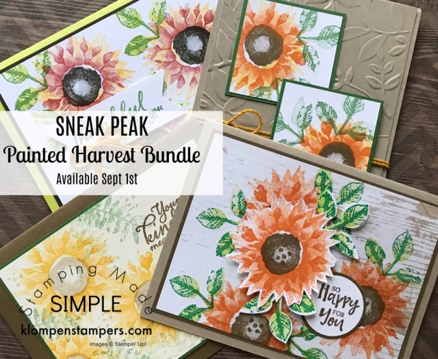 Stampin' Up! Painted Harvest stamp set and Leaf Punch in the 2017 Stampin' Up! Holiday Catalog.