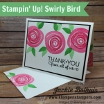 Lots of projects using Swirly Bird stamp set from Stampin' Up!