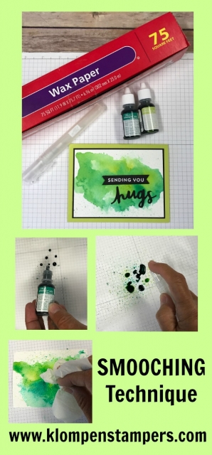 How to do the Smooching Technique using Stampin' Up! Reinkers and the Lovely Inside & Out Bundle