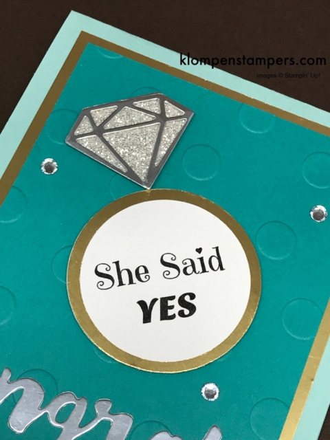 How to make a diamond ring using Eclectic Layers Thinlits