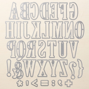 Stampin' Up! Large Letters Framelits