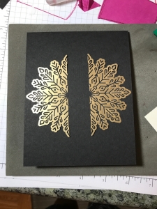 Foil Snowflakes not just for Christmas Cards. They make a nice touch on any card!