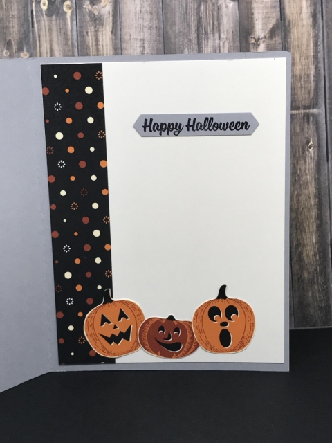 Cute & easy card using Spooky Cat Bundle by Stampin' Up!