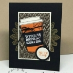 Easy project using Merry Cafe stamp set from Stampin' Up! All details posted.