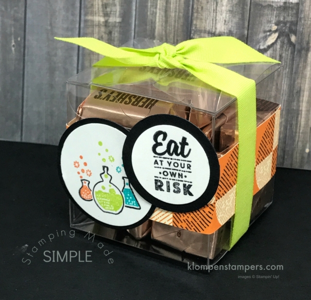 Cute Halloween Box ideas using Spooky Cat & Creep it Real stamp sets from Stampin' Up!