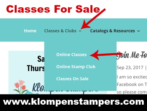 Online stamping classes for 4 projects using one stamp set. Step by step instructions plus video.