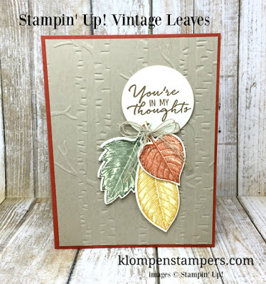 Vintage Leaves from Stampin' Up.