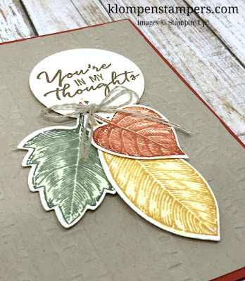 Vintage Leaves from Stampin' Up. 