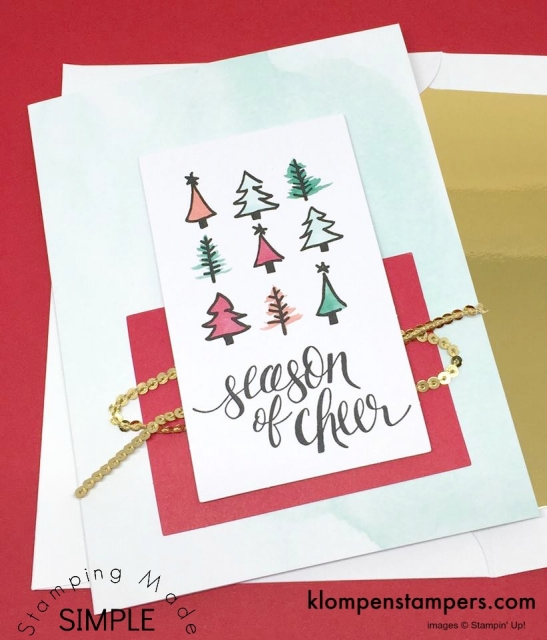 Watercolor Christmas Project Kit from Stampin' Up!